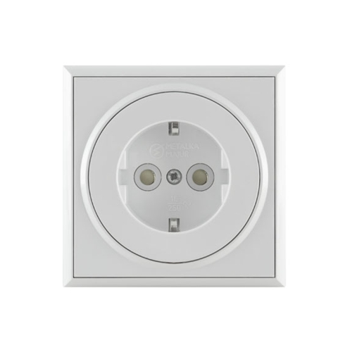 Utičnica dvopolna polikarbonat sa zaštitom Premijer+