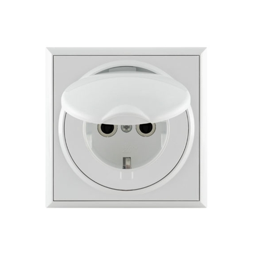 Utičnica dvopolna sa poklopcem Premijer+