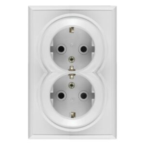 Utičnica dupla polikarbonat Premijer+