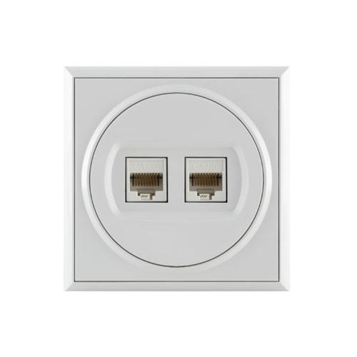 Utičnica komunikacijska 2xCat 6e Premijer+