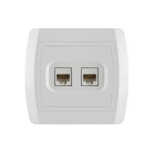 Utičnica komunikacijska 2xCat 5e Status