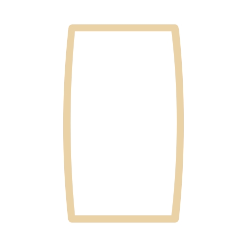 Uklopni okvir duple utičnice krem Status