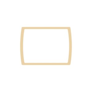 Uklopni okvir trofazne utičnice krem Status