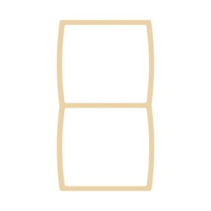 Uklopni okvir okomitog indikatora krem Status