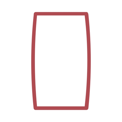 Uklopni okvir duple utičnice bordo Status