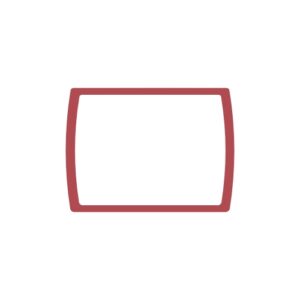 Uklopni okvir trofazne utičnice bordo Status