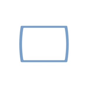 Uklopni okvir trofazne utičnice plavi Status