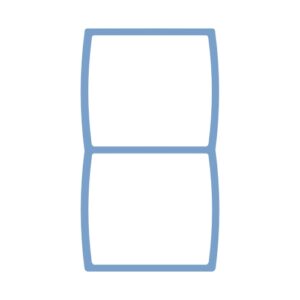 Uklopni okvir okomitog indikatora plavi Status