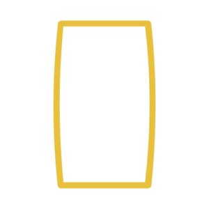 Uklopni okvir duple utičnice žuti Status