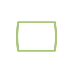 Uklopni okvir trofazne utičnice svjetlo zeleni Status