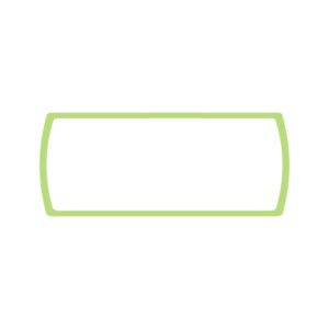 Uklopni okvir vodoravnog indikatora svjetlo zeleni Status