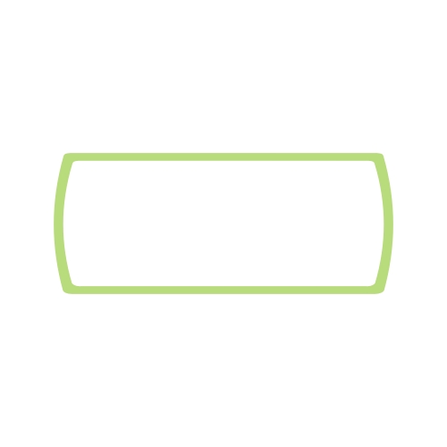 Uklopni okvir vodoravnog indikatora svjetlo zeleni Status