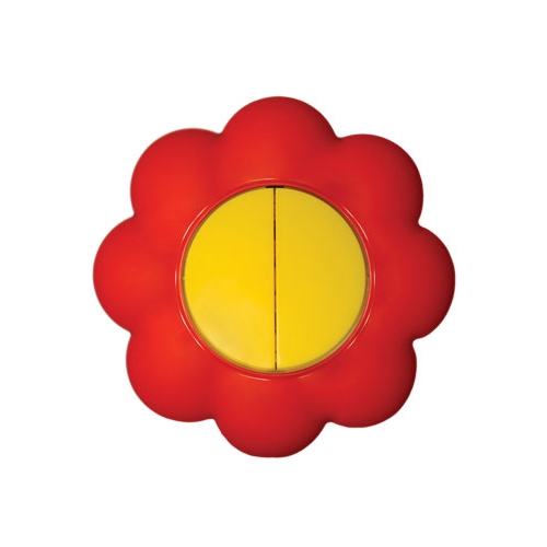 Sklopka serijska cvijet žuto crveni Happy