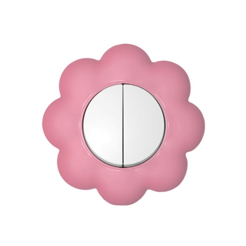 Sklopka serijska bijelo pink Happy