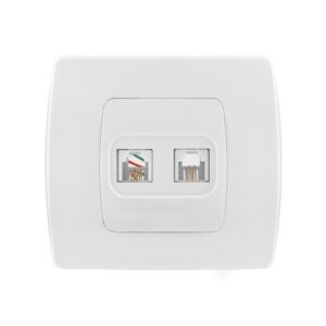 Utičnica telefonska 2 MU 6/4 Emporio