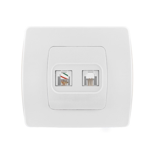 Utičnica telefonska 2 MU 6/4 Emporio