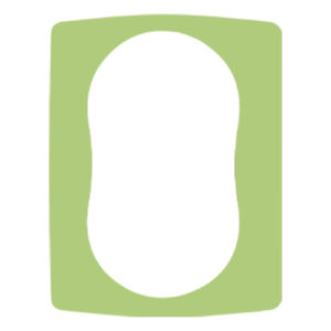 Uklopni okvir za duplu utičnicu svijetlo zeleni Emporio