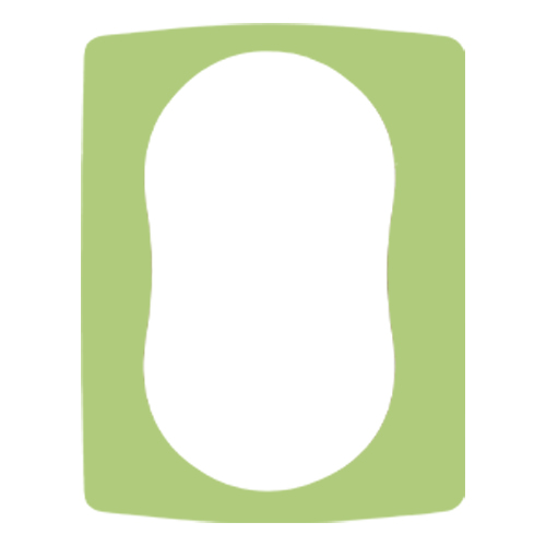 Uklopni okvir za duplu utičnicu svijetlo zeleni Emporio