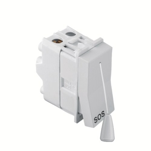 Tipkalo potezno 1M SOS 16AX bijelo Kombo