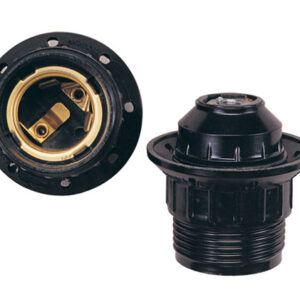 Grlo E27 bakelit luster crno 850