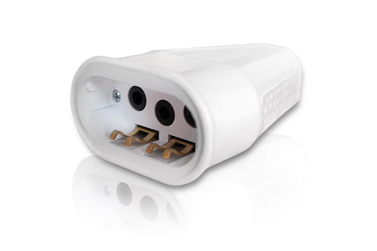 Spojka trofazna za kabel bijela